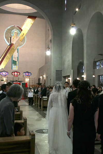 幟町教会で結婚式